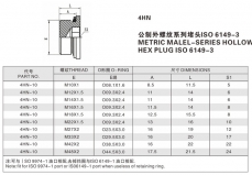 堵頭—公制外螺紋組合墊密封堵頭
