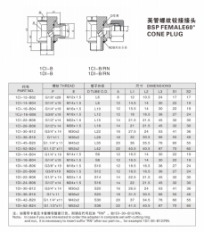 卡套式管接頭—英管螺紋鉸接接頭