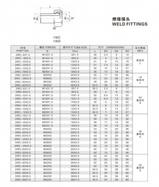 卡套式管接頭—焊接接頭